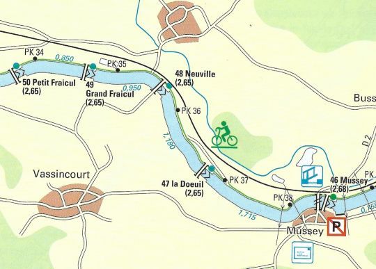 On retrouve la mention de ces rep&egrave;res sur les cartes (Editions du Breil)