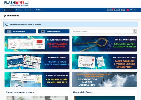 Une gamme complète d'instruments de navigation